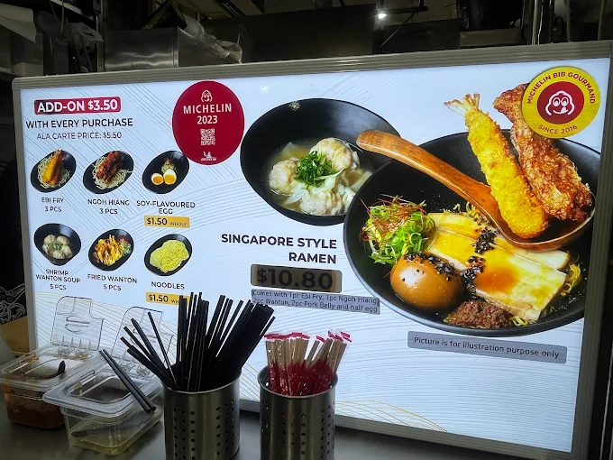 A Noodle Story menu