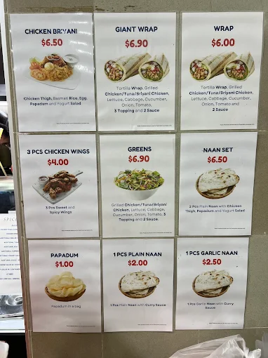 spicelios menu