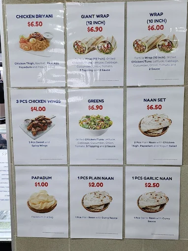 spicy wife nasi lemak menu